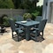 Highwood Usa Lehigh 5pc Square Outdoor Patio Furniture Dining Set AD-DNL44-NBE - alternate 2